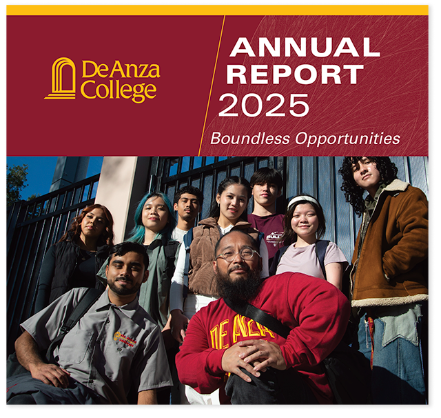 De Anza College 2025 Annual Report cover